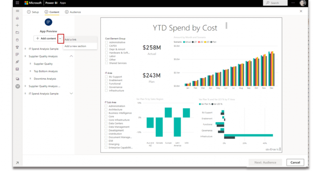 PowerBI app meerdere doelgroepen